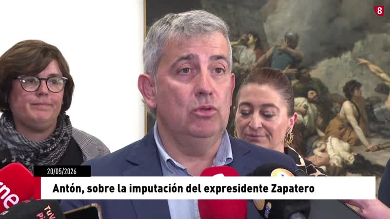 Javier Antón se pronuncia sobre la imputación del expresidente Zapatero