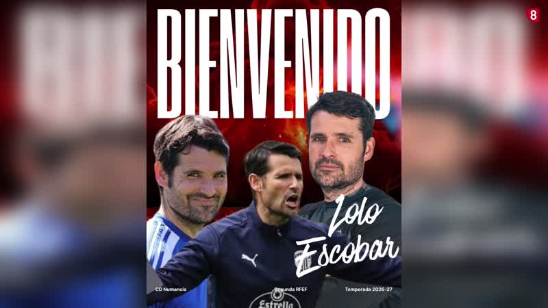Lolo Escobar: el nuevo entrenador del Numancia tiene a sus espaldas 650 partidos