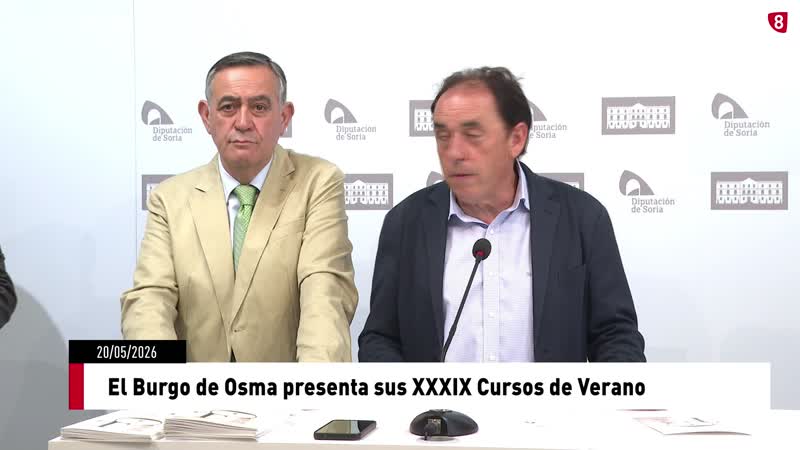El Burgo de Osma presenta sus XXXIX Cursos de Verano