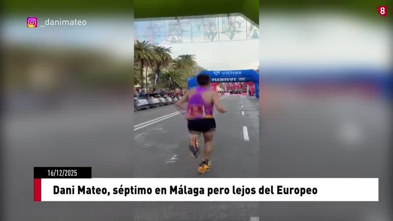  Dani Mateo, séptimo en Málaga pero lejos del Europeo