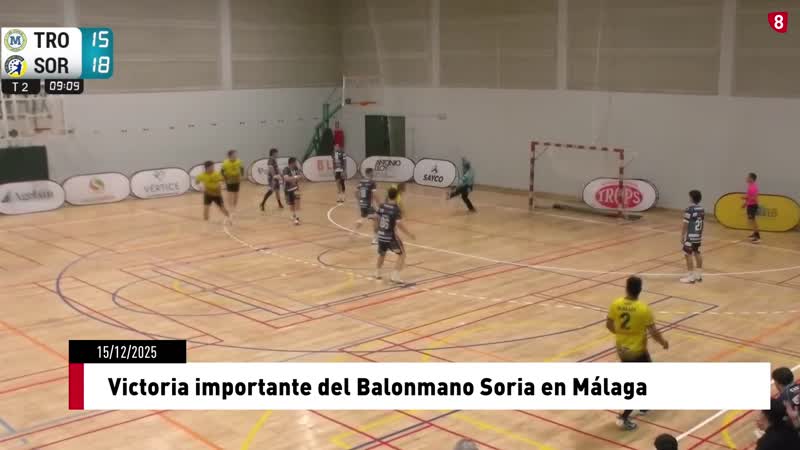 Victoria importante del Balonmano Soria en Málaga