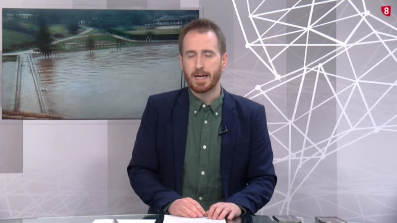 Nuevo desbordamiento en Salduero, con el agua anegando la plaza del Ayuntamiento