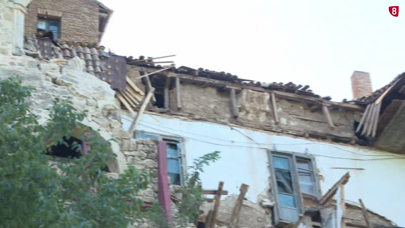La Junta de Castilla y León actuará de urgencia en el Palacio de los Hurtado de Mendoza de Almazán tras el último derrumbe