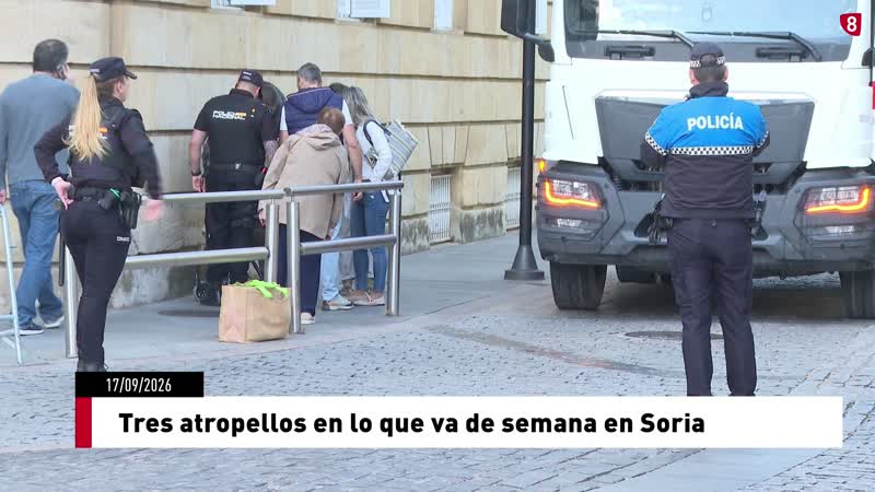 Tres atropellos en lo que va de semana en Soria