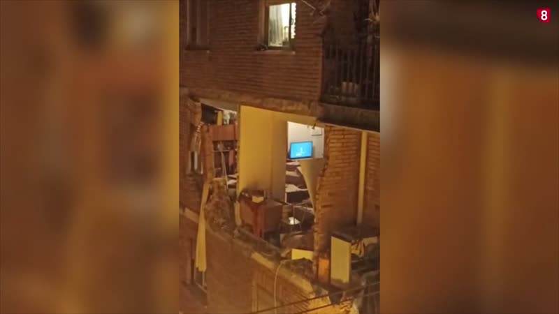 Explosión en la calle Diego Aceves